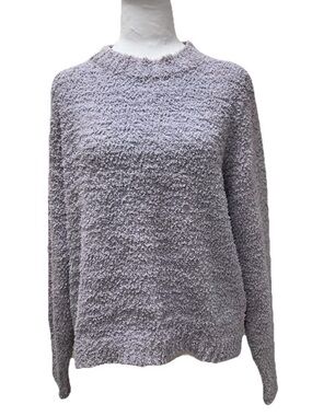 POL Plush Bouclé Sweater Lavender Size S
